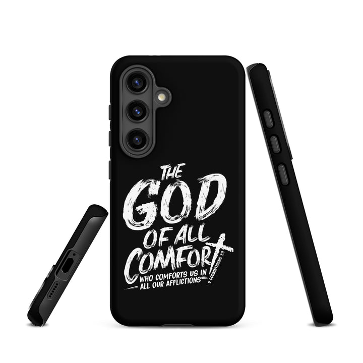 Christian Phone Case God of All Comfort Black for Samsung® Samsung® Phone Cases   