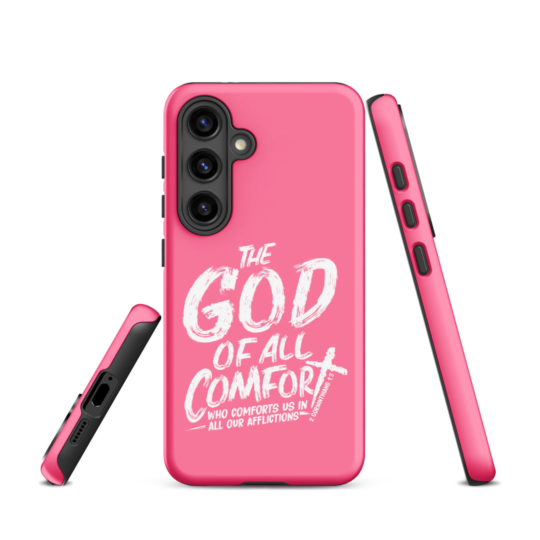 Christian Phone Case God of All Comfort Pink for Samsung® Samsung® Phone Cases   