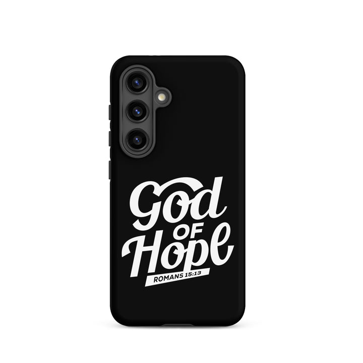 Christian Phone Case God of Hope Black for Samsung® Samsung® Phone Cases Matte Samsung Galaxy S24 