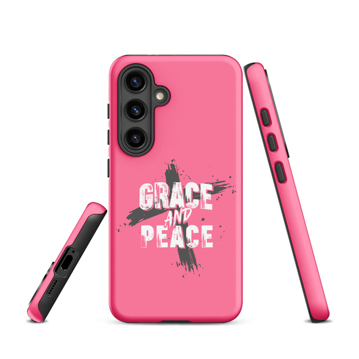 Christian Phone Case Grace and Peace Pink for Samsung® Samsung® Phone Cases   