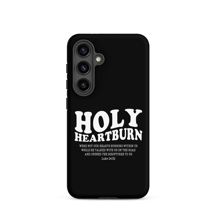 Christian Phone Case Holy Heartburn Black for Samsung® Samsung® Phone Cases Matte Samsung Galaxy S24 