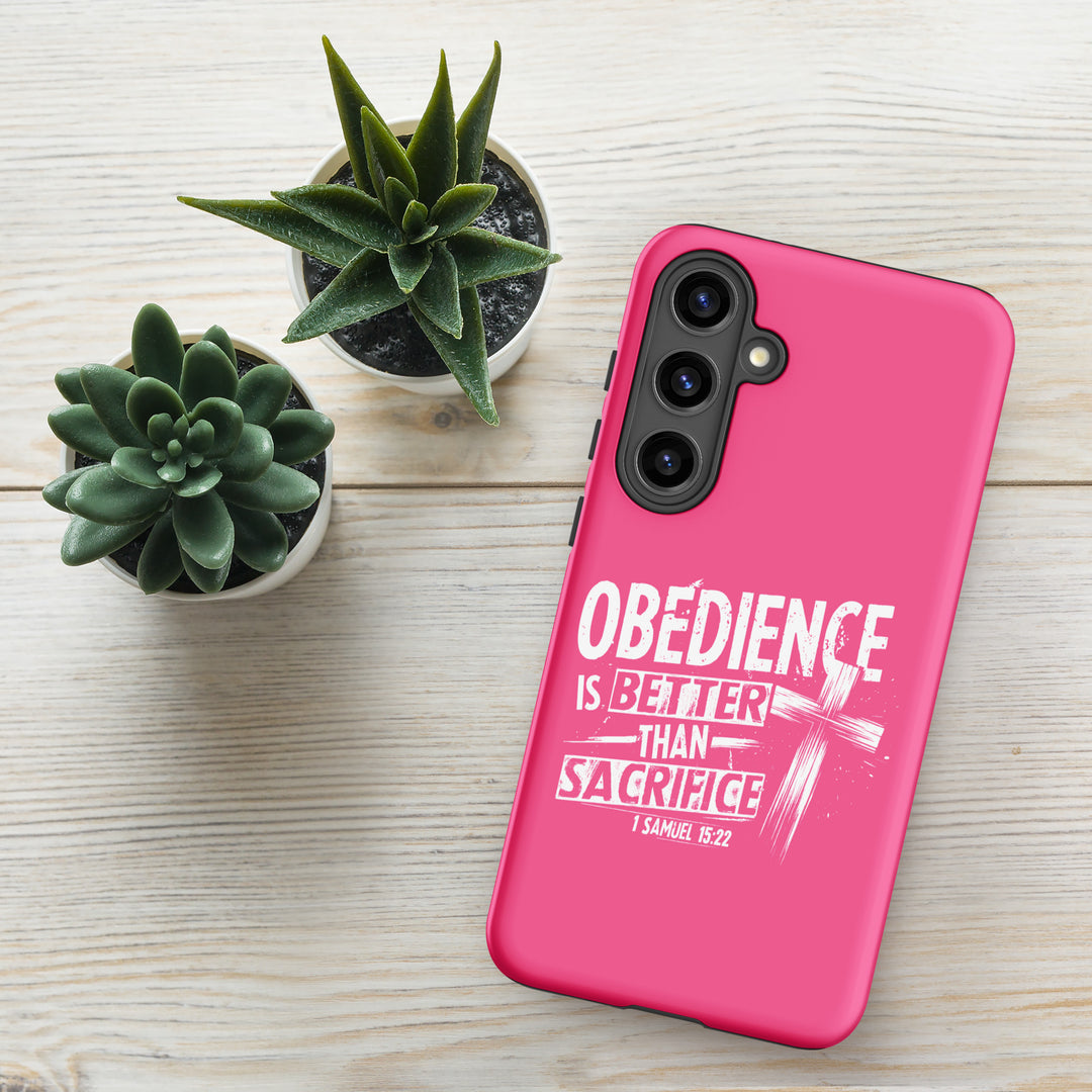 Christian Phone Case Obedience Is Better for Samsung® Samsung® Phone Cases   