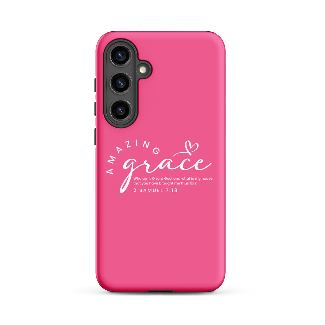 Christian Phone Case Amazing Grace Pink for Samsung® Samsung® Phone Cases Matte Samsung Galaxy S24 Plus 