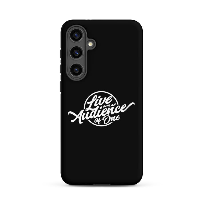 Christian Phone Case Audience of One Black for Samsung® Samsung® Phone Cases Matte Samsung Galaxy S24 Plus 