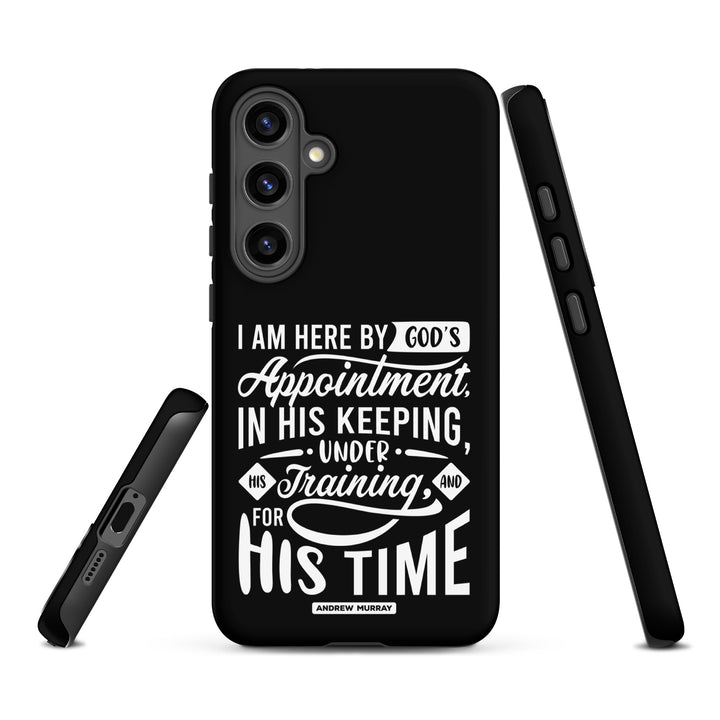 Christian Phone Case His Time Black for Samsung® Samsung® Phone Cases   