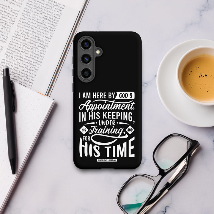 Christian Phone Case His Time Black for Samsung® Samsung® Phone Cases   