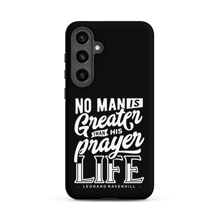 Christian Phone Case Prayer Life Black for Samsung® Samsung® Phone Cases Matte Samsung Galaxy S24 Plus 