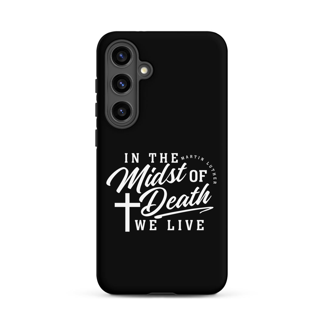 Christian Phone Case Midst of Death Black for Samsung® Samsung® Phone Cases Matte Samsung Galaxy S24 Plus 