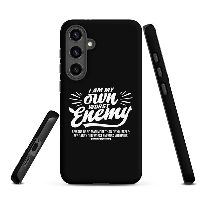 Christian Phone Case Worst Enemy Black for Samsung® Samsung® Phone Cases   