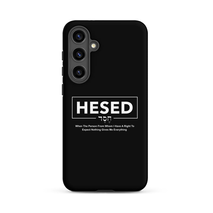 Christian Phone Case Hesed Everything Black for Samsung® Samsung® Phone Cases   