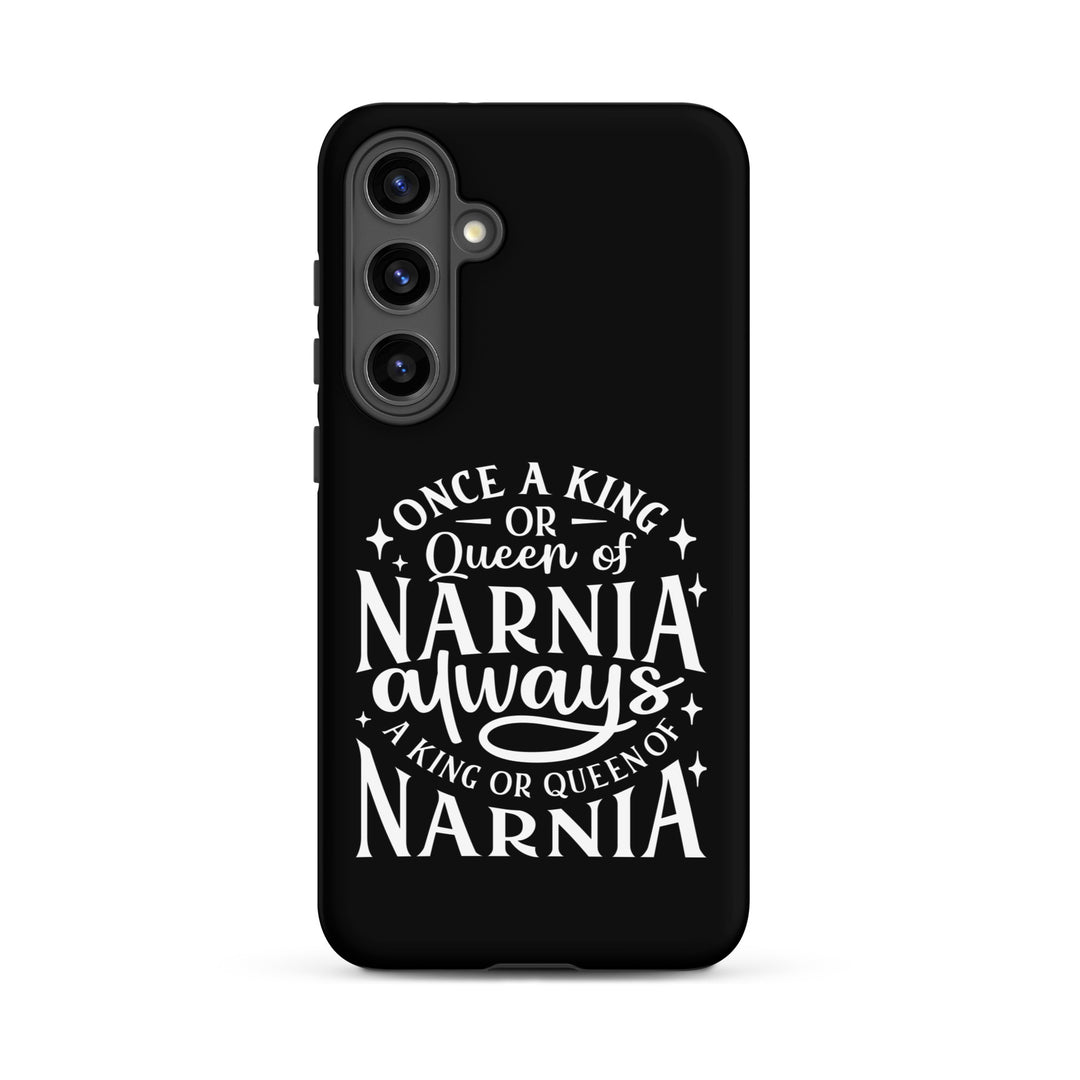 Christian Phone Case King or Queen Narnia Black for Samsung® Samsung® Phone Cases Matte Samsung Galaxy S24 Plus 