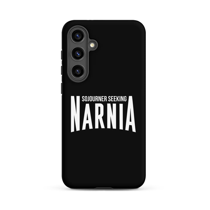 Christian Phone Case Sojourner Seeking Narnia Black for Samsung® Samsung® Phone Cases Matte Samsung Galaxy S24 Plus 