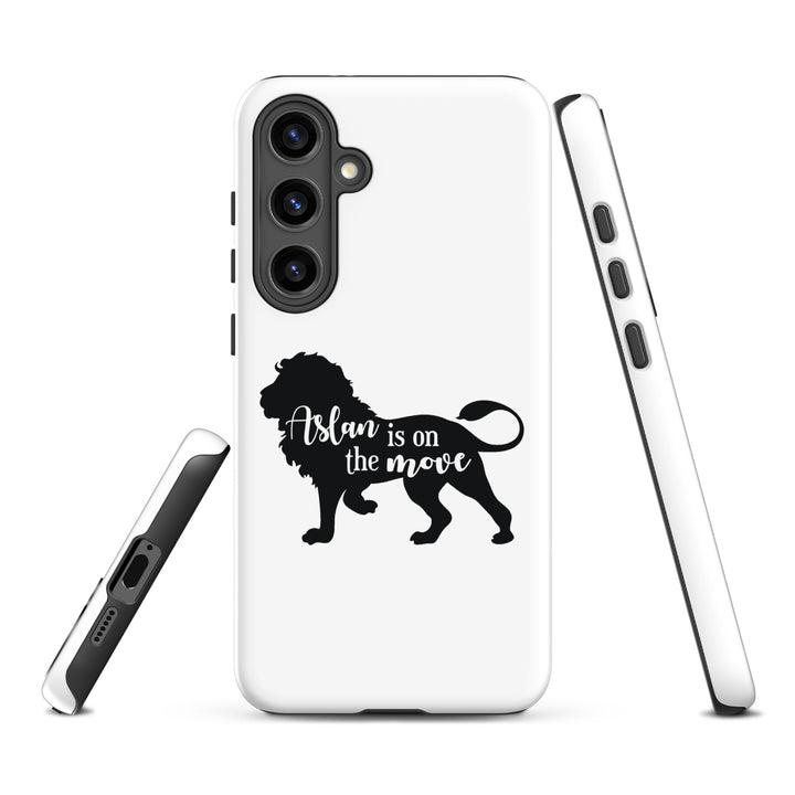 Christian Phone Case Aslan Is On The Move White for Samsung® Samsung® Phone Cases   