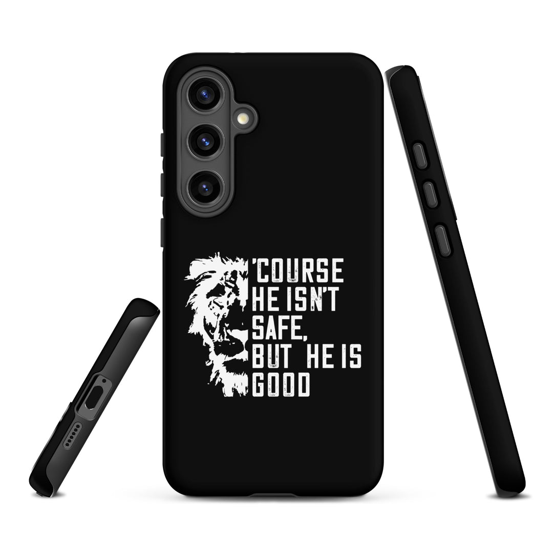 Christian Phone Case Christian Phone 'Course He Isn't Safe Black for Samsung® Samsung® Phone Cases   