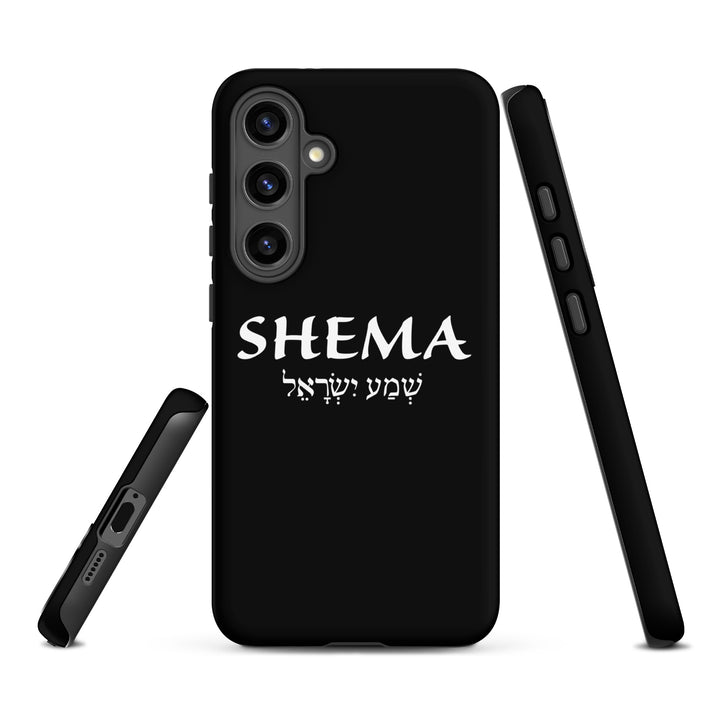 Christian Phone Case Shema Hebrew Black for Samsung® Samsung® Phone Cases   