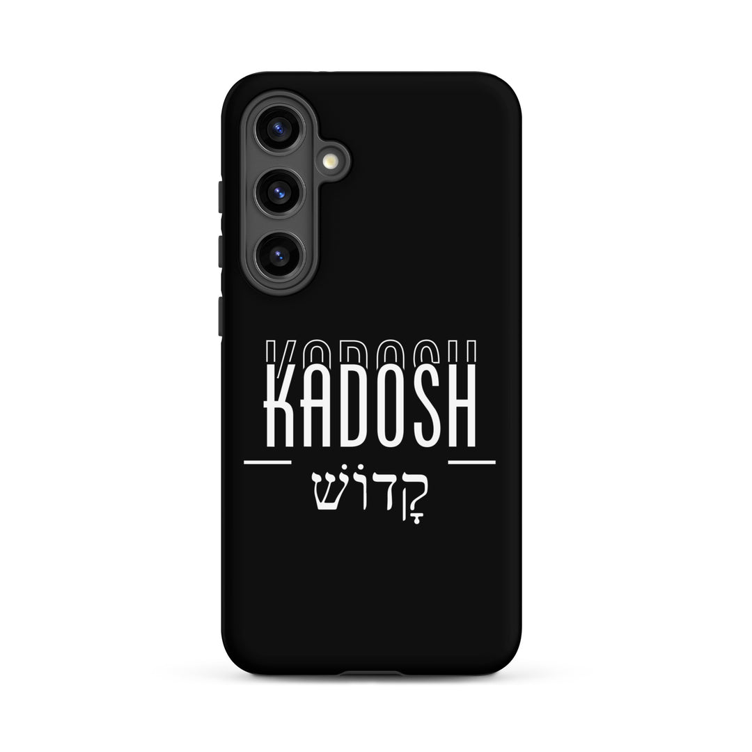 Christian Phone Case Kadosh Hebrew Black for Samsung® Samsung® Phone Cases Matte Samsung Galaxy S24 Plus 