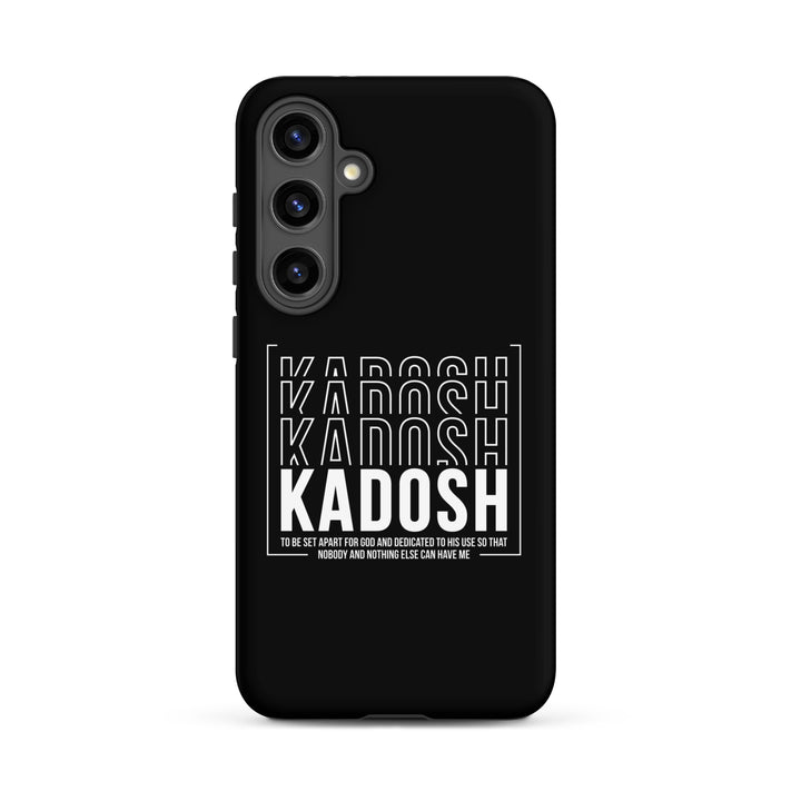 Christian Phone Case Kadosh Dedicated To His Use Black for Samsung® Samsung® Phone Cases Matte Samsung Galaxy S24 Plus 