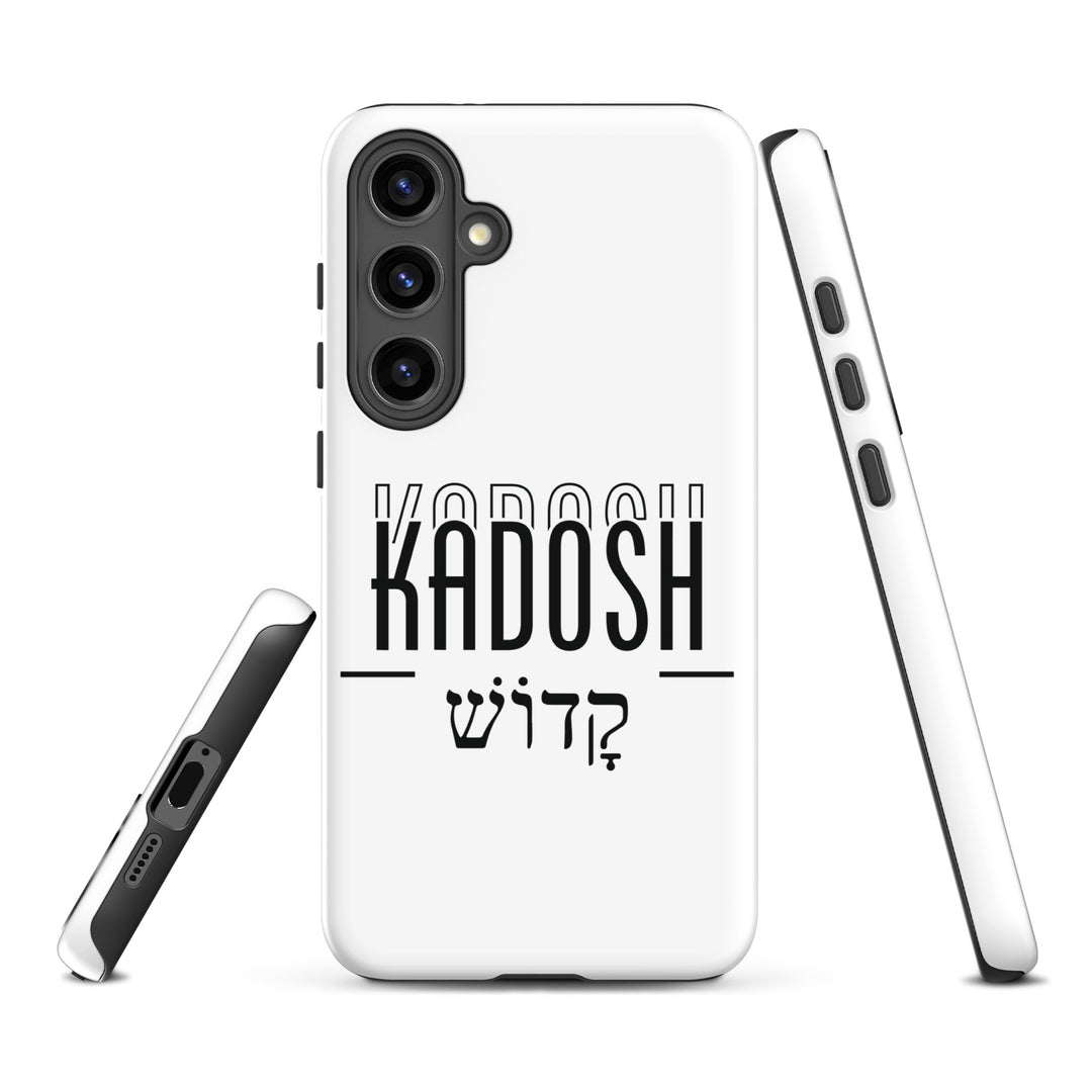 Christian Phone Case Kadosh Hebrew White for Samsung® Samsung® Phone Cases   