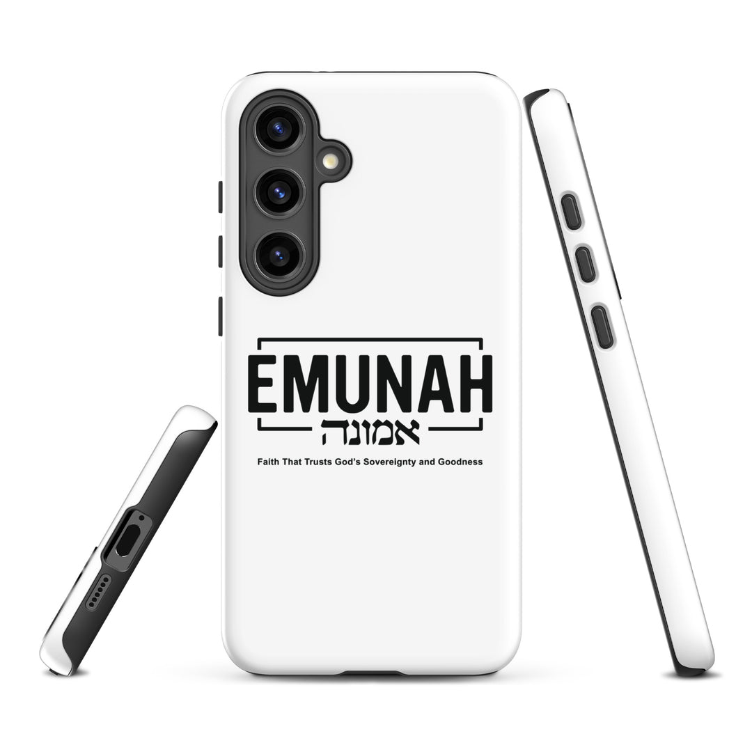 Christian Phone Case Emunah Faith That Trusts White for Samsung® Samsung® Phone Cases   