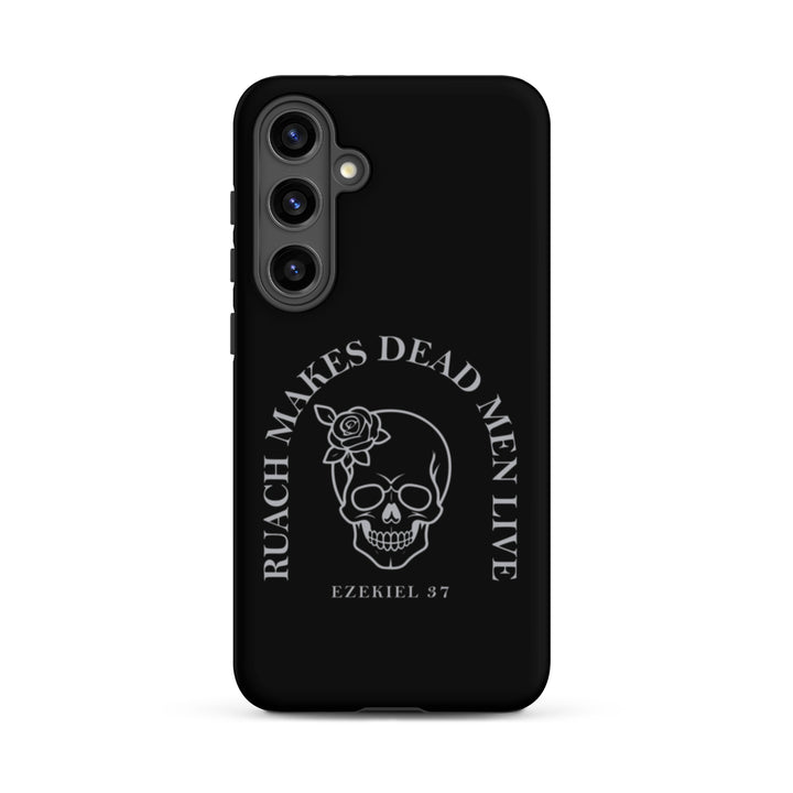 Christian Phone Case Ruach Makes Dead Men Live Black for Samsung® Samsung® Phone Cases Matte Samsung Galaxy S24 Plus 