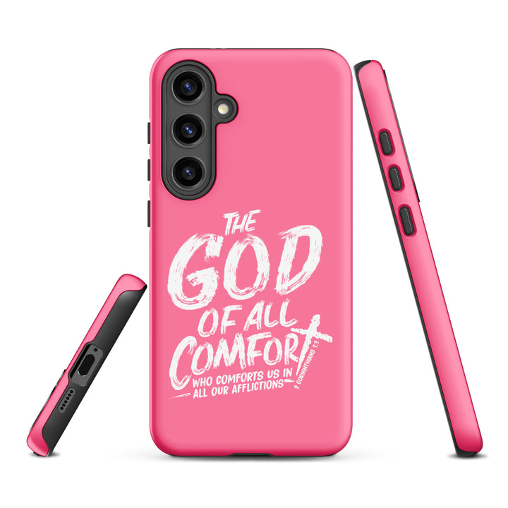 Christian Phone Case God of All Comfort Pink for Samsung® Samsung® Phone Cases   