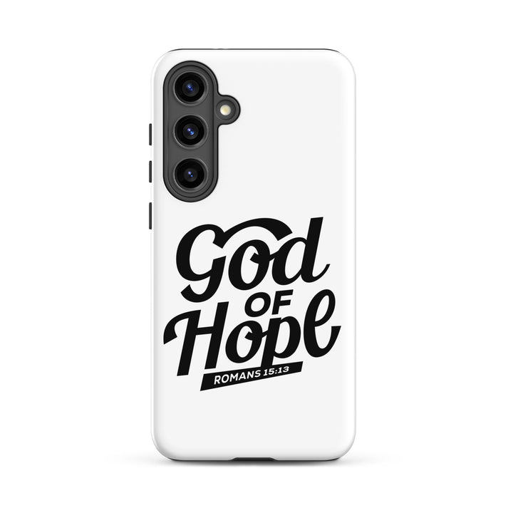 Christian Phone Case God of Hope White for Samsung® Samsung® Phone Cases Matte Samsung Galaxy S24 Plus 