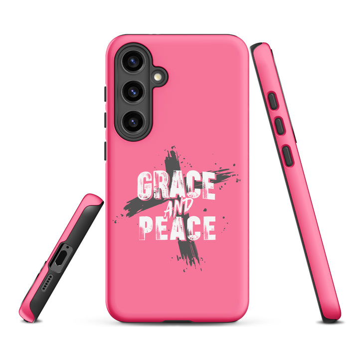 Christian Phone Case Grace and Peace Pink for Samsung® Samsung® Phone Cases   