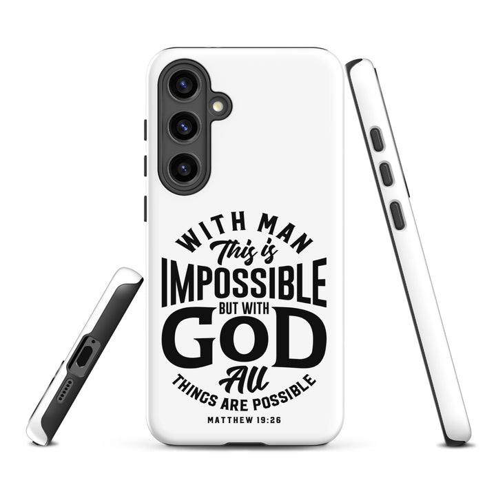 Christian Phone Case All Things Possible White for Samsung® Samsung® Phone Cases   