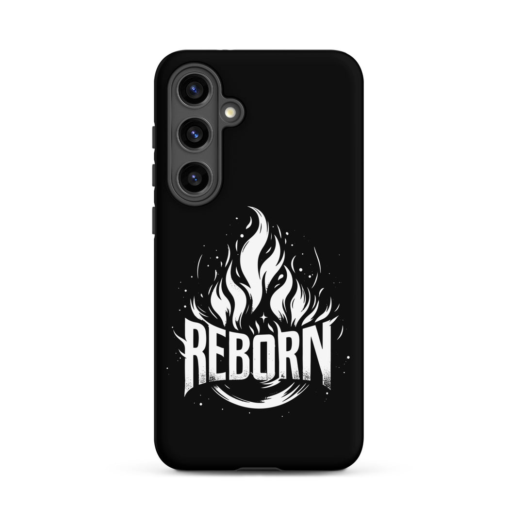 Christian Phone Case Reborn Black for Samsung® Samsung® Phone Cases Matte Samsung Galaxy S24 Plus 