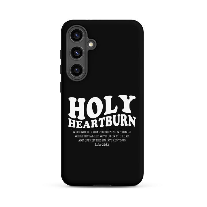 Christian Phone Case Holy Heartburn Black for Samsung® Samsung® Phone Cases Matte Samsung Galaxy S24 Plus 