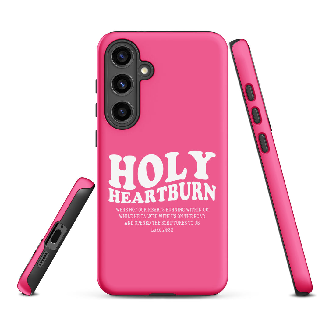 Christian Phone Case Holy Heartburn Pink for Samsung® Samsung® Phone Cases   