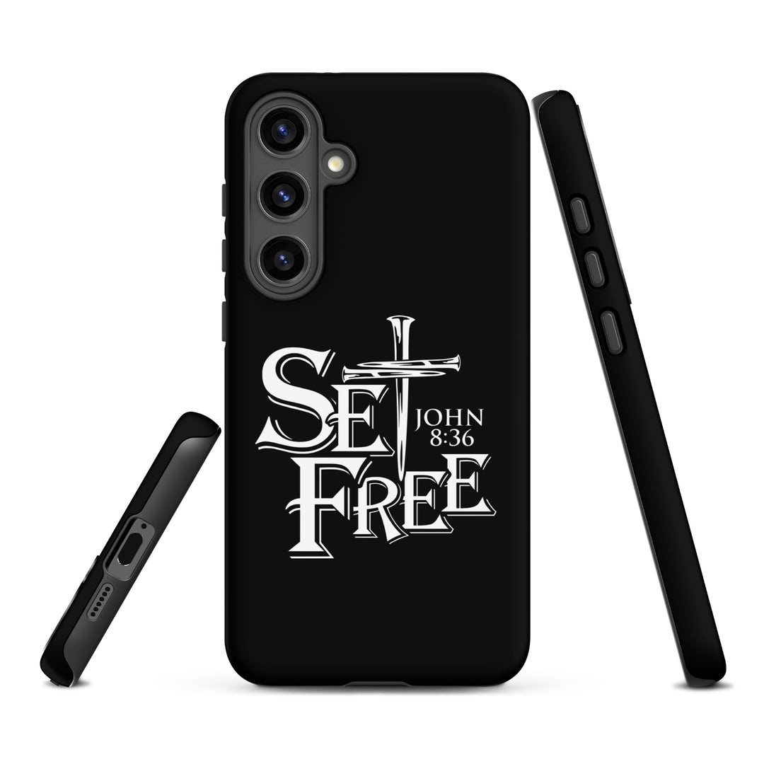 Christian Phone Case Set Free Black for Samsung® Samsung® Phone Cases   