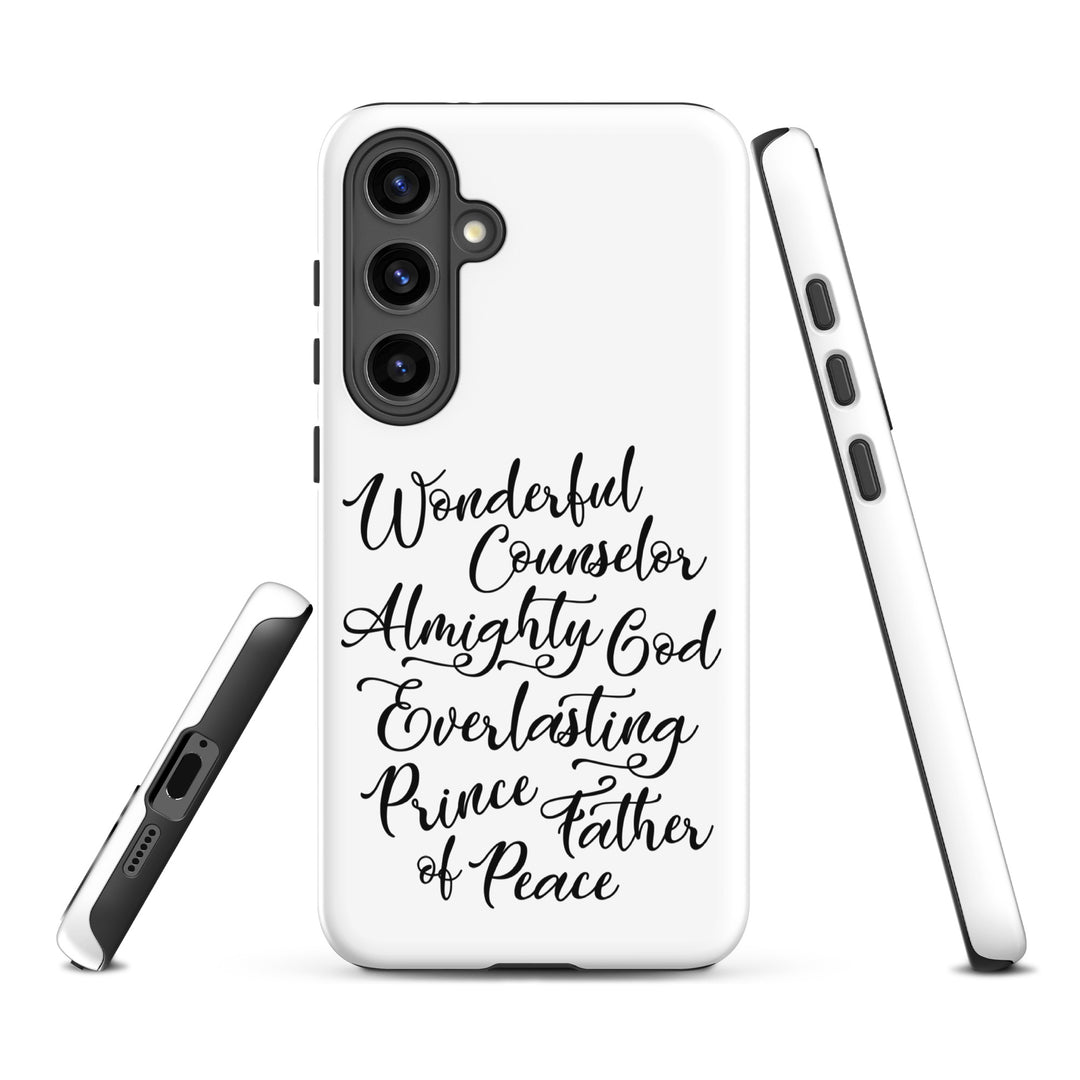 Christian Phone Case Wonderful Counselor White for Samsung® Samsung® Phone Cases   