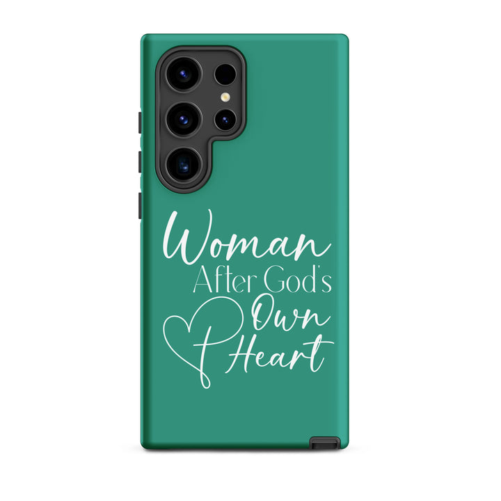 Christian Phone Case Woman After God's Heart for Samsung® Samsung® Phone Cases Matte Samsung Galaxy S24 Ultra 