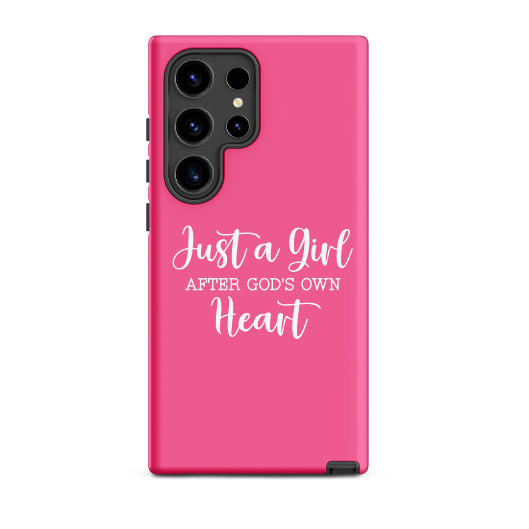 Christian Phone Case Girl After God's Heart for Samsung® Samsung® Phone Cases Matte Samsung Galaxy S24 Ultra 