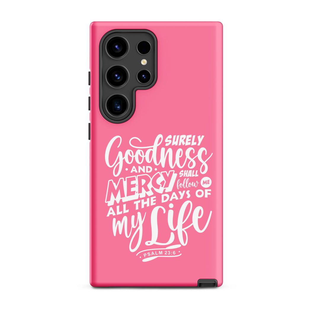 Christian Phone Case Goodness and Mercy for Samsung® Samsung® Phone Cases Matte Samsung Galaxy S24 Ultra 