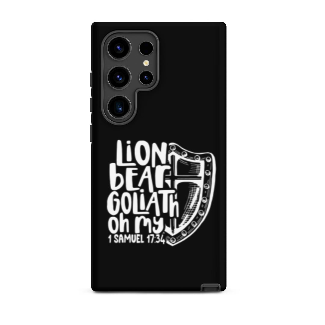 Christian Phone Case Lion Bear Goliath Oh My for Samsung® Samsung® Phone Cases Matte Samsung Galaxy S24 Ultra 