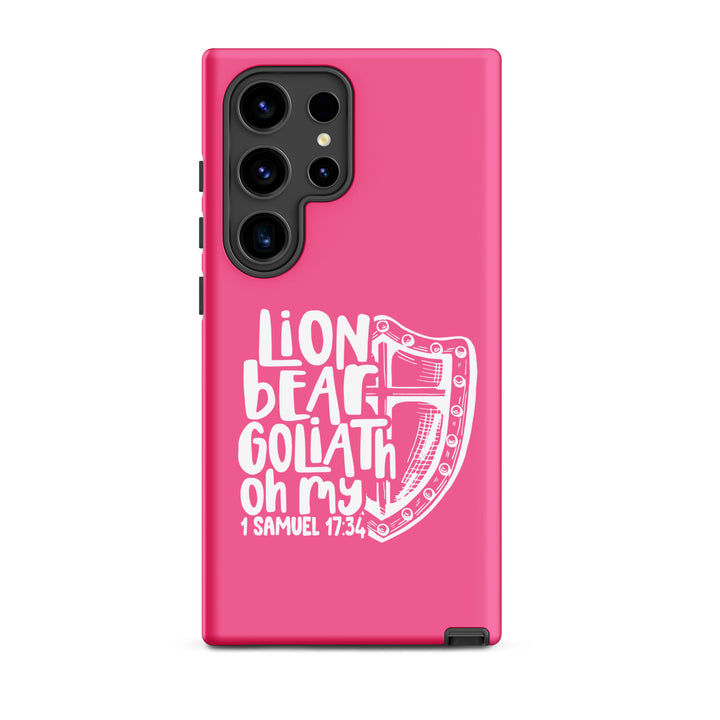 Christian Phone Case Lion Bear Goliath Oh My for Samsung® Samsung® Phone Cases Matte Samsung Galaxy S24 Ultra 