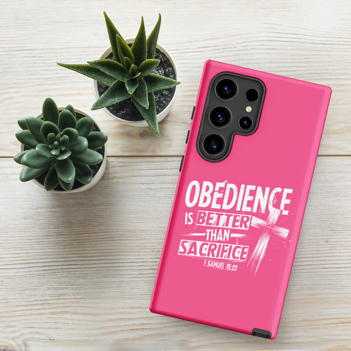 Christian Phone Case Obedience Is Better for Samsung® Samsung® Phone Cases   