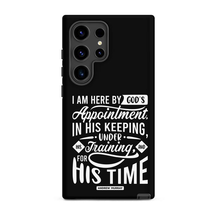 Christian Phone Case His Time Black for Samsung® Samsung® Phone Cases Matte Samsung Galaxy S24 Ultra 