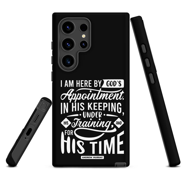 Christian Phone Case His Time Black for Samsung® Samsung® Phone Cases   