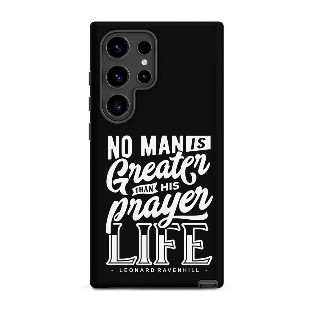 Christian Phone Case Prayer Life Black for Samsung® Samsung® Phone Cases Matte Samsung Galaxy S24 Ultra 