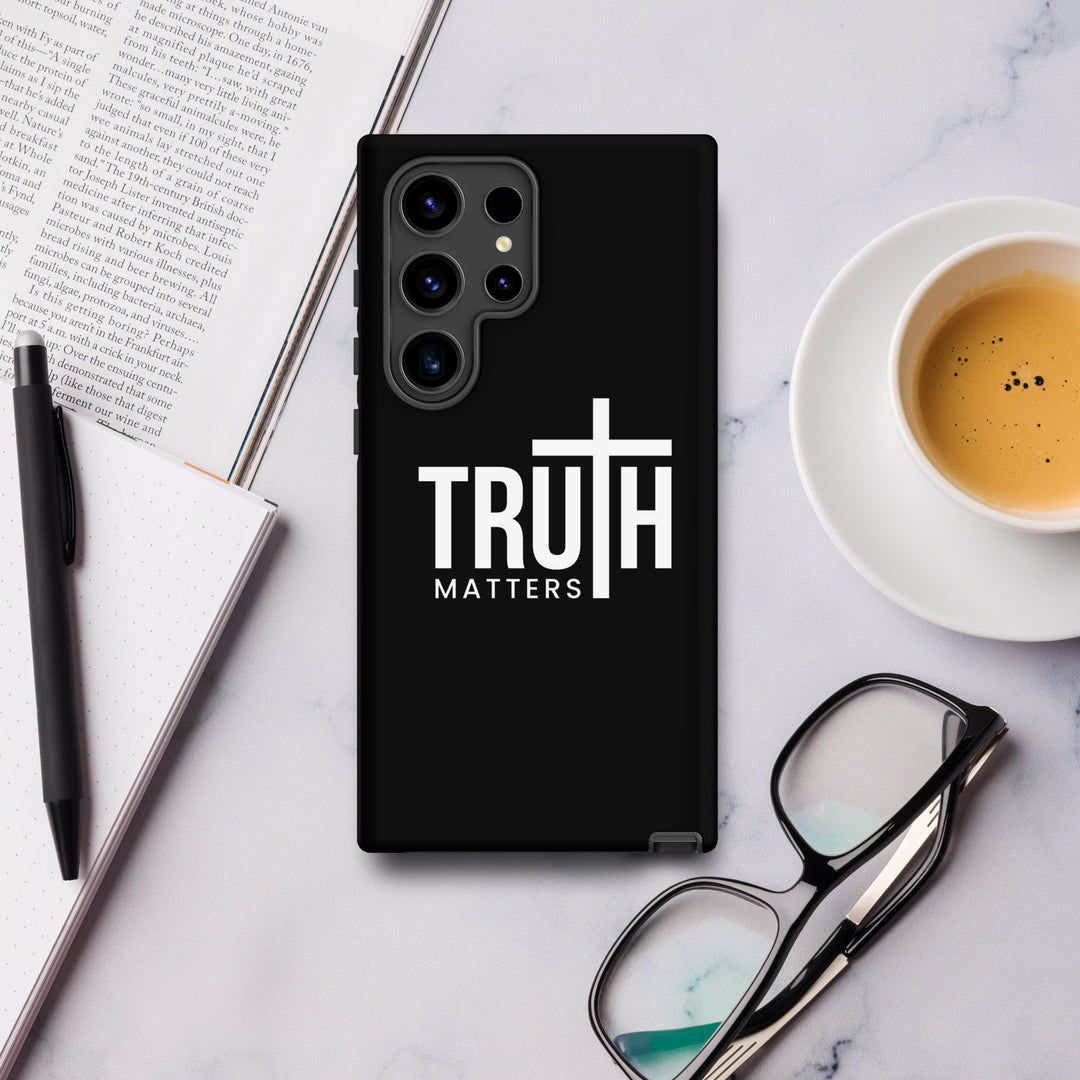 Christian Phone Case Truth Matters Black for Samsung® Samsung® Phone Cases   