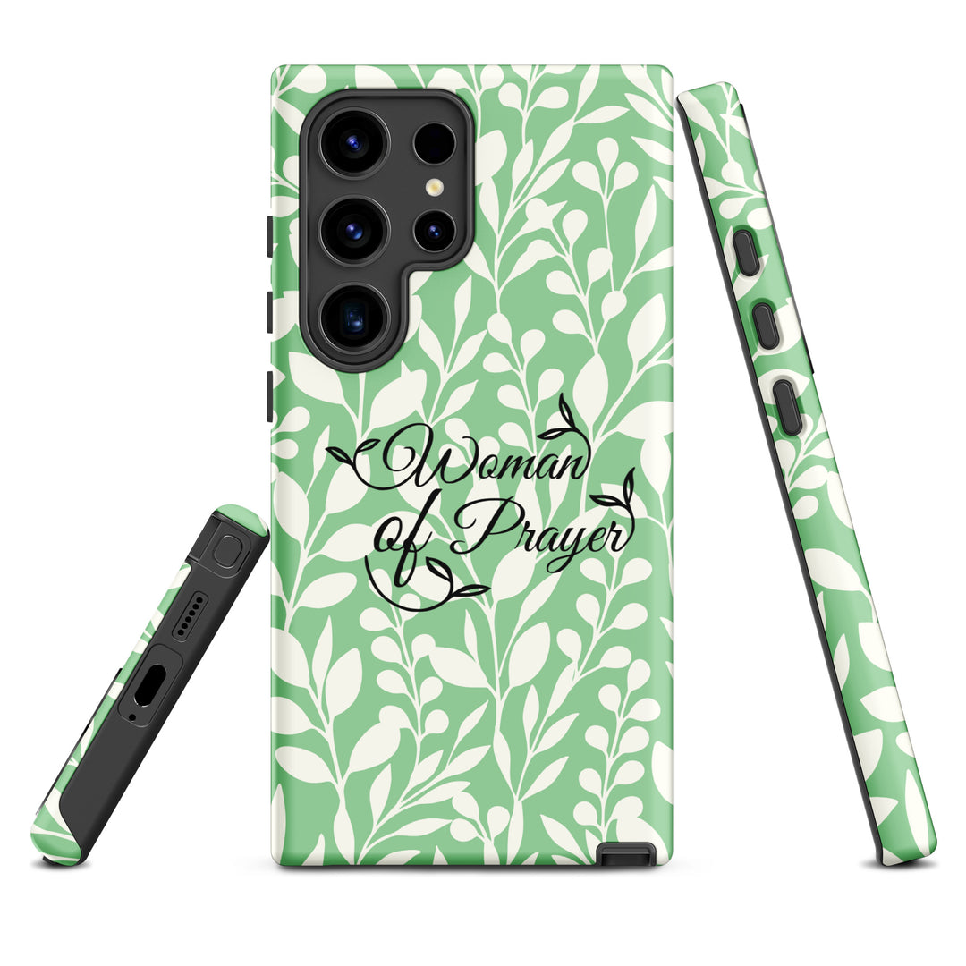 Christian Phone Case Woman of Prayer Green for Samsung® Samsung® Phone Cases   