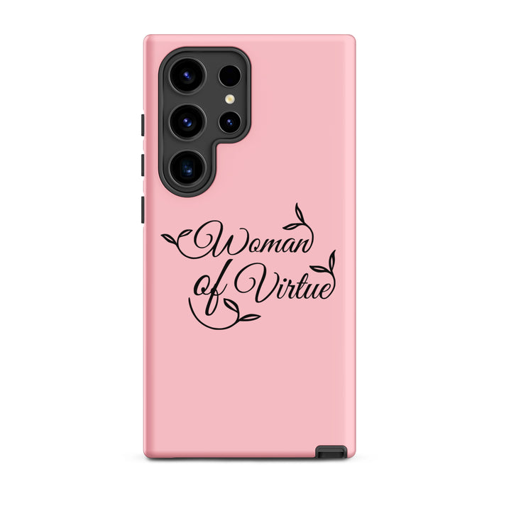 Christian Phone Case Woman of Virtue Pink for Samsung® Samsung® Phone Cases Matte Samsung Galaxy S24 Ultra 