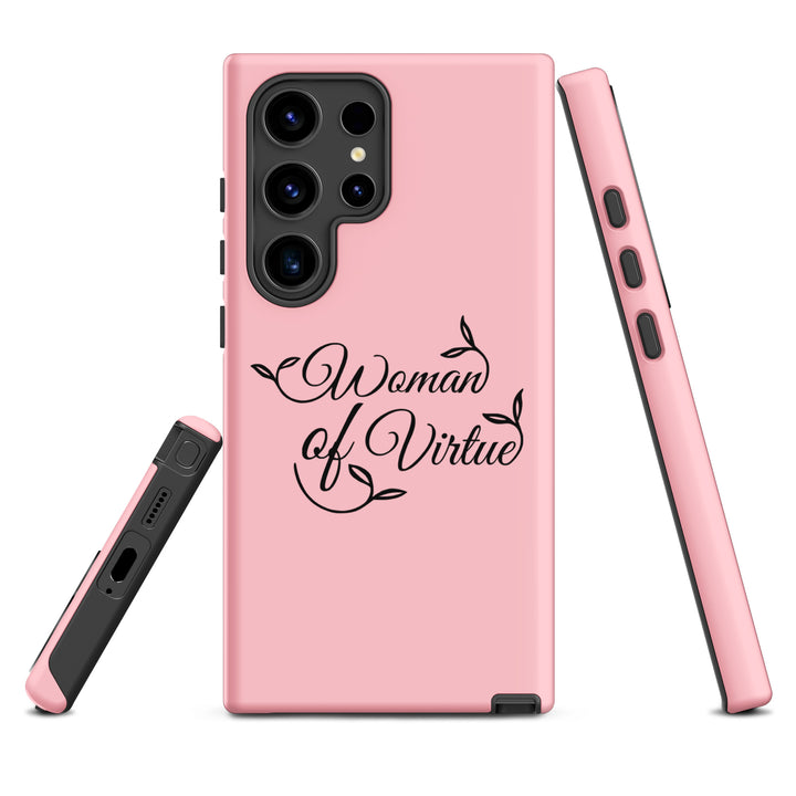 Christian Phone Case Woman of Virtue Pink for Samsung® Samsung® Phone Cases   