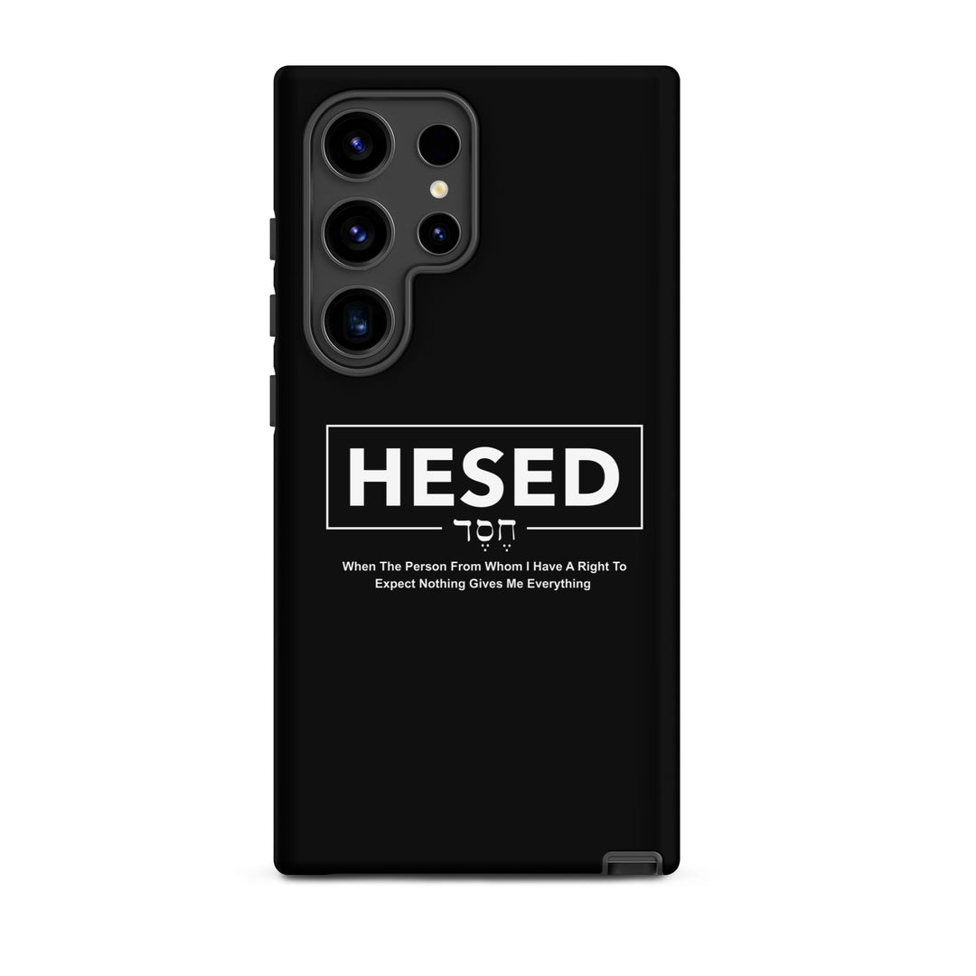 Christian Phone Case Hesed Everything Black for Samsung® Samsung® Phone Cases   