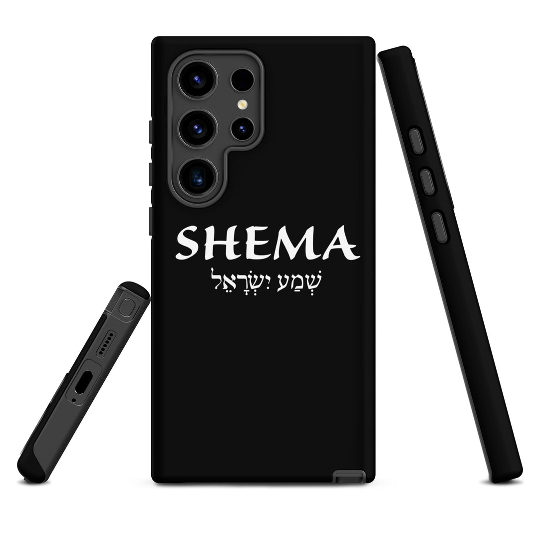 Christian Phone Case Shema Hebrew Black for Samsung® Samsung® Phone Cases   