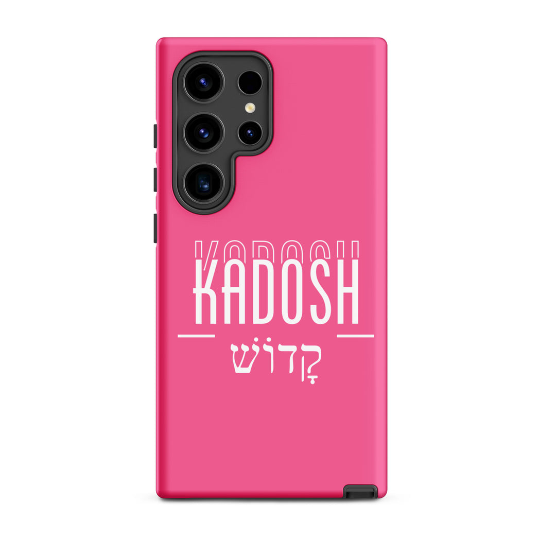 Christian Phone Case Kadosh Hebrew Pink for Samsung® Samsung® Phone Cases Matte Samsung Galaxy S24 Ultra 