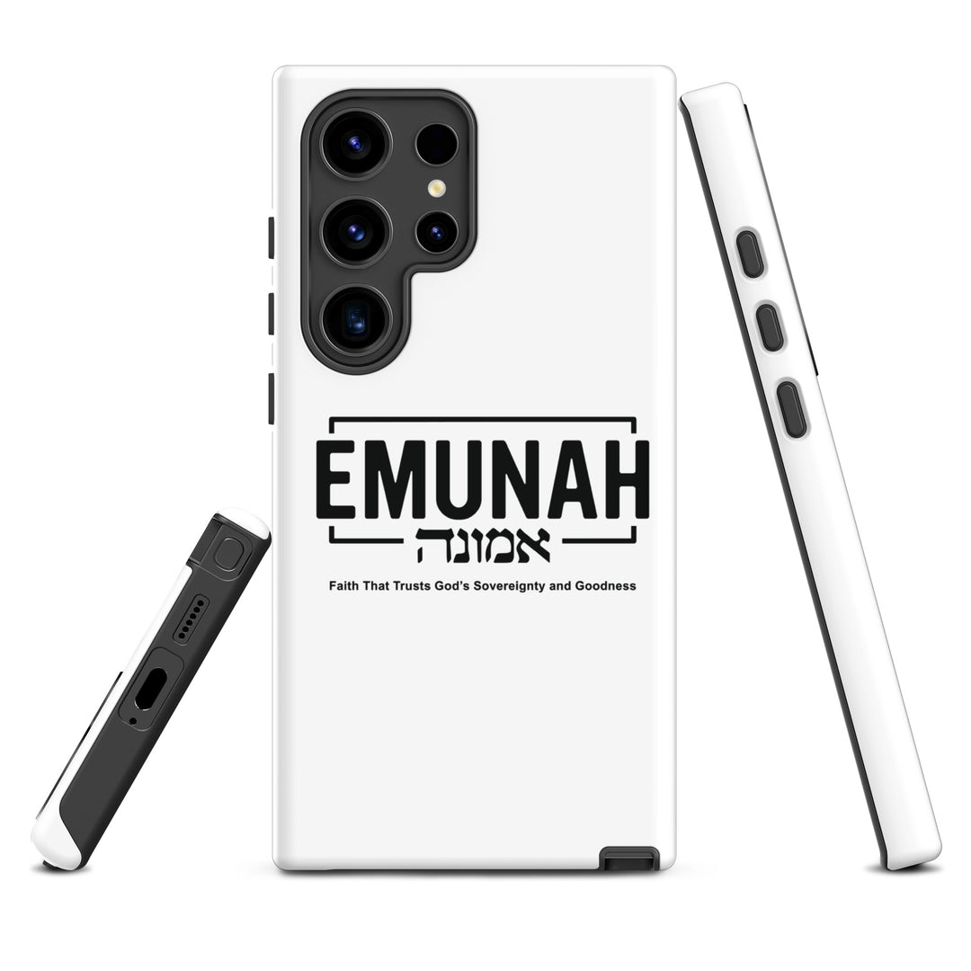 Christian Phone Case Emunah Faith That Trusts White for Samsung® Samsung® Phone Cases   